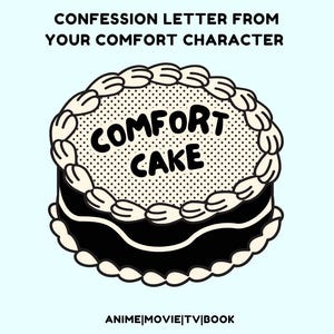 Carta de Confissão Digital do Seu Personagem de Conforto, Personagens de Anime/Filme/TV/Livro