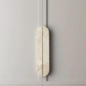 Tirador de mármol de lujo para armario, tirador de cajón de piedra natural, pomo elegante para armario, tirador de muebles, tirador de puerta de cristal y madera, herrajes para dormitorio