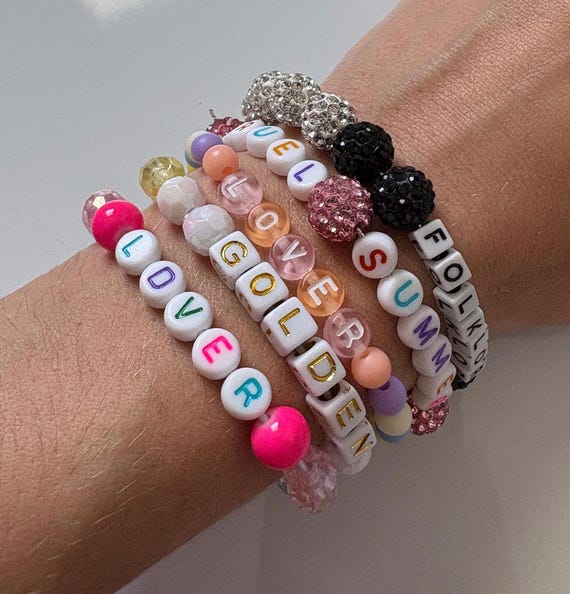 Personalized Name Custom Beaded Bracelet • Friendship Bracelets