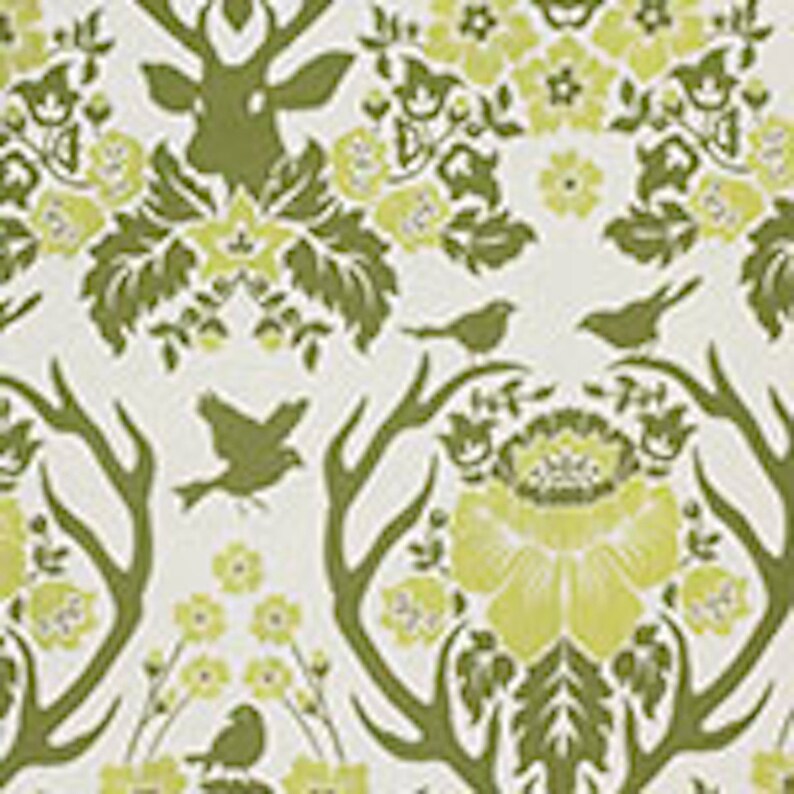 1 Yard Home Decor Free Spirit Joel Dewberry Flora-DIAMONTE-STONE SaJD030