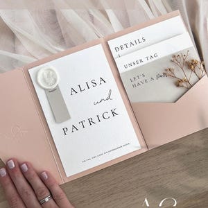 Elegante, Minimalistische Hochzeitseinladung – Canva-Vorlagen für deine DIY-Hochzeit, Sofortiger Download, Für unter 1,62 pro Stück