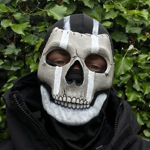 Ghost Mask V.2 – Ghost Skull Mask - Ghost Operator Cosplay Mask - Gear for Airsoft & Combat