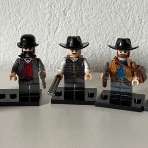 RDR Inspired Mini Figures Set ( 8pcs ) | Western Outlaw Characters | Collectible Figures | Gamer Shelf Decor Gift