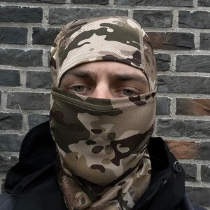3-Pack Tactical Military Balaclavas - Camo, Black & Olive Green - Breathable, All-Season Face Masks for Outdoor, Hunting, and Airsoft