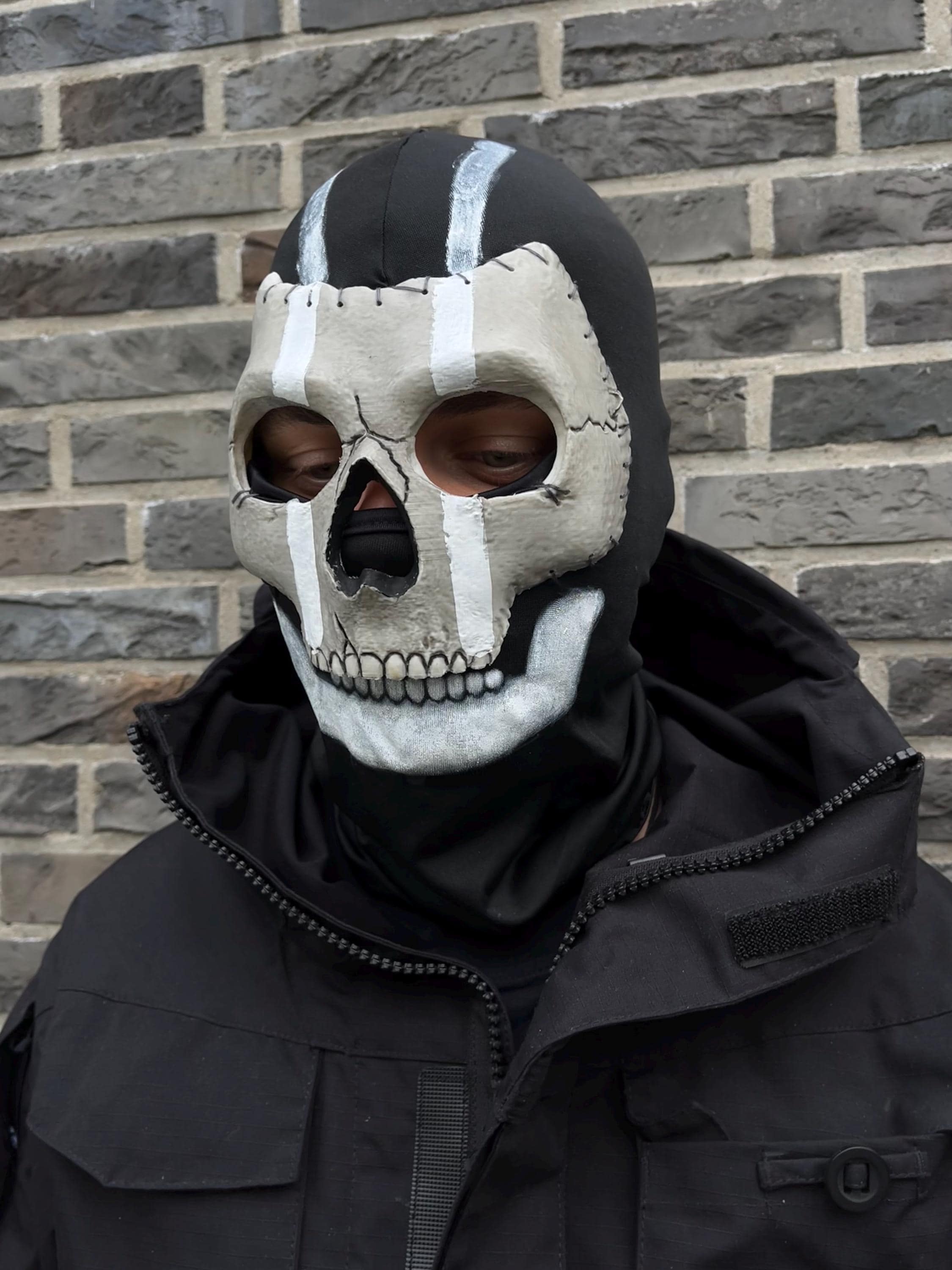 Ghost Skull Mask V.2: Airsoft Combat Cosplay Mask - Etsy