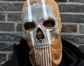 Desert Ghost Mask - Ghost Skull Mask - Ghost Operator Cosplay Gear for Airsoft & Combat