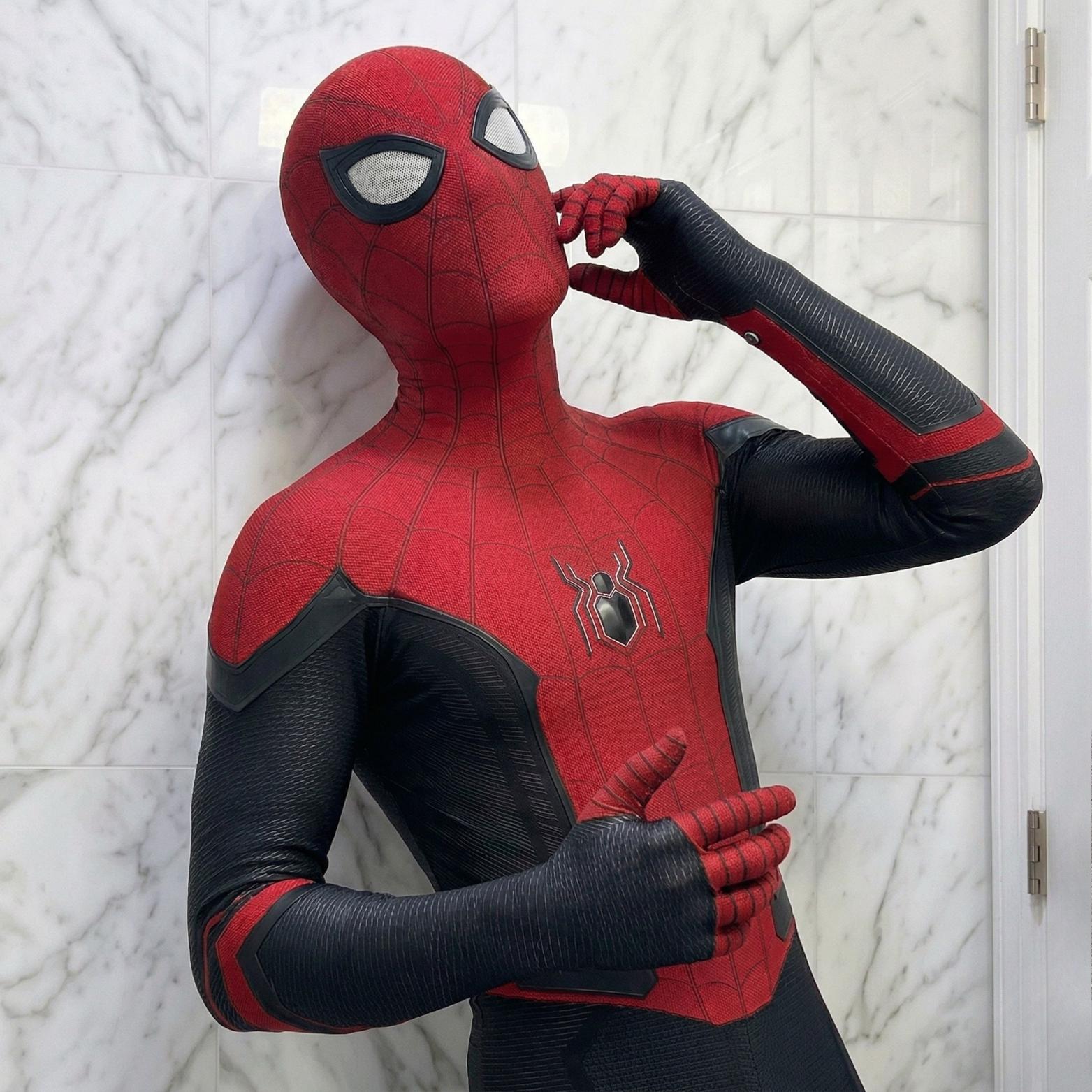 sachin and babi light blue dress Spider Man Homecoming Costume