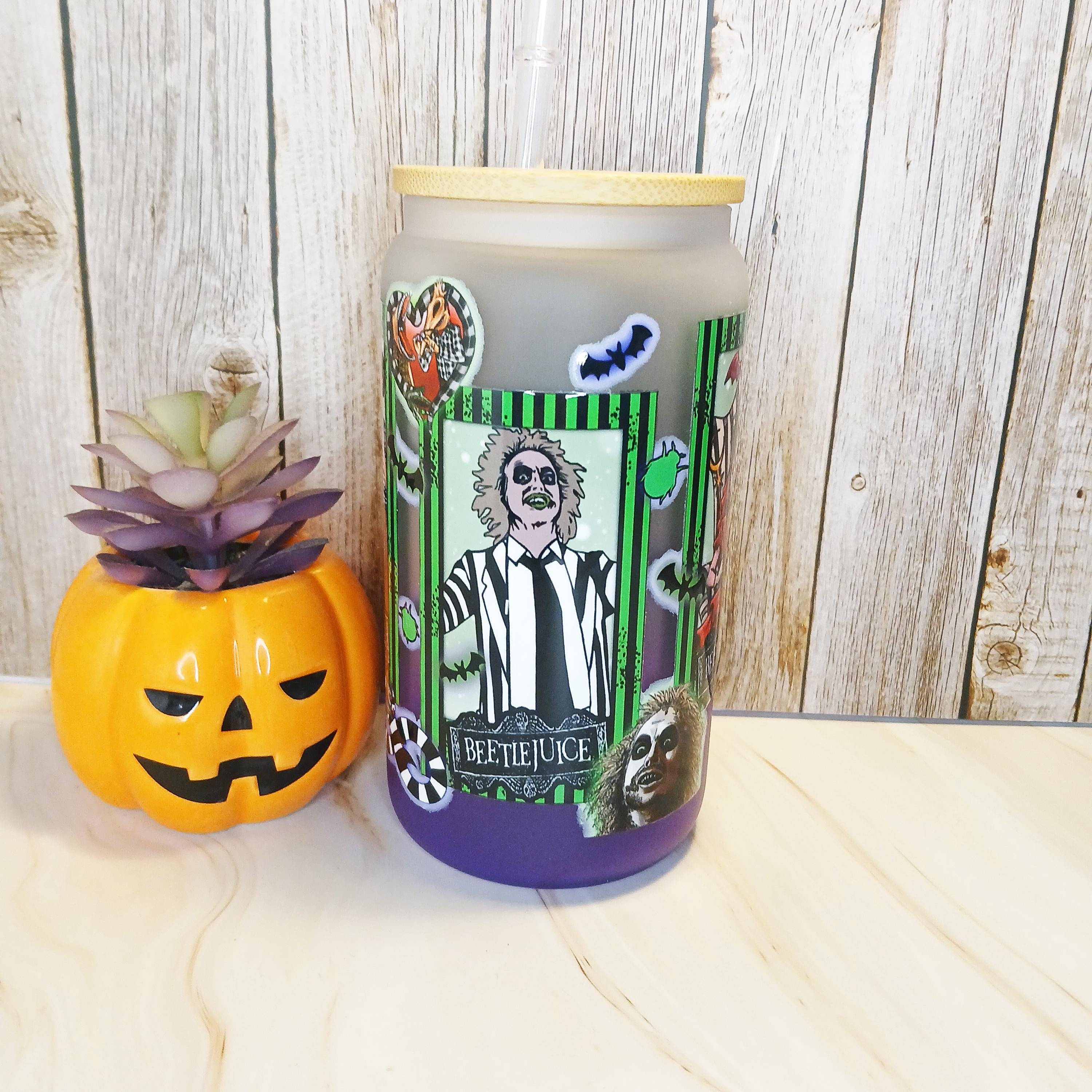 ABYstyle Beetlejuice Pint Glass – 400 Ml Movie Drinking Glass, Officially Licensed Merch