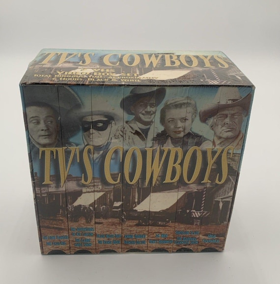 Tvs Cowboys Old Western VHS Box Set 7 Vhs Video Cassette