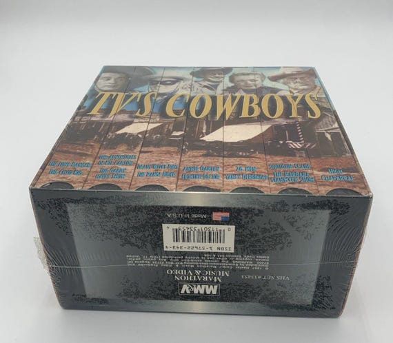Tvs Cowboys Old Western VHS Box Set 7 Vhs Video Cassette