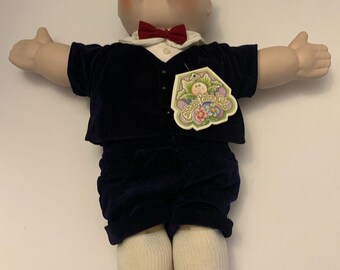 Cabbage Patch Kids 1984 Jeffrey Nicholas Porcelain Doll #4884 Vintage- applause