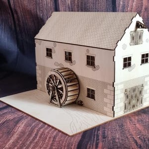Edificio Watermill: Plantilla de corte láser (descarga digital)