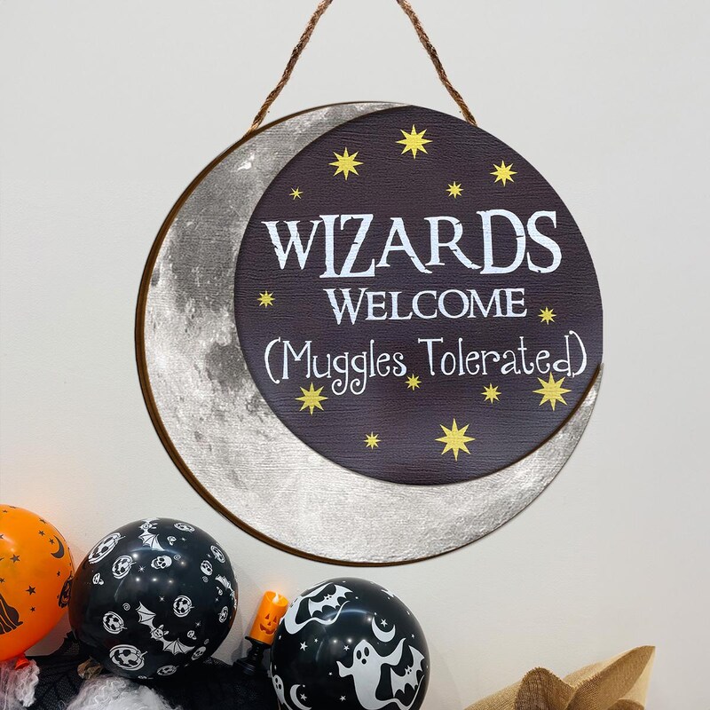 Muggle Magic Sign Welcome Muggles - Etsy