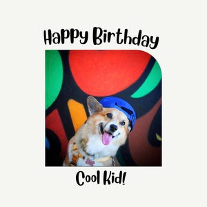 Happy Birthday Card, Digital, Printable