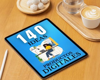 140 Ideen der digitalen Produkte für Verkäufer, Ebook und Spanisch für Emprenderedores, Ideen der negativen Rentable für Emprender