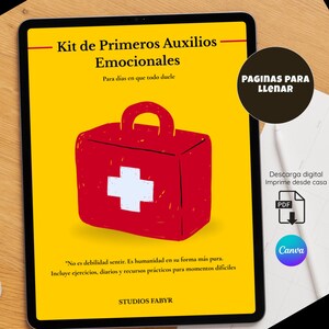 Kit De Primeros Auxilios Emocionales PDF, Diario Emocional Imprimible ...