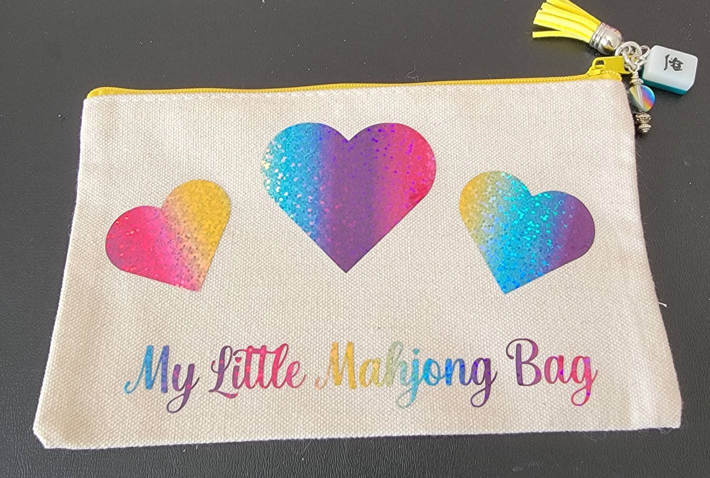 I Love Mahjong Oval Vinyl Sticker - 3" X 5" Made With 3M Material, USA Made, Indoor/Outdoor - View #5