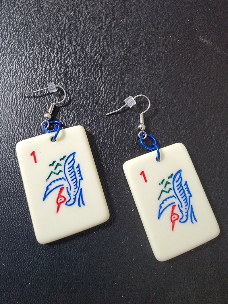 Susan Shaw 1 Bam Bird Mahjong Tile Bracelet main image 1