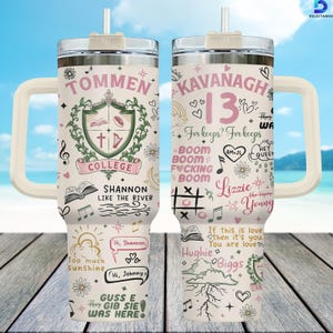 Boys Of Tommen 40oz Tumbler, Kavanagh 13 Drinkware Tumble, Tommen College Stainless Tumbler, Kavanagh 13 Tumbler, Bookish Tumbler Fanr