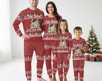 Home Alone Long Sleeve Pajamas Set, Merry Christmas Pajamas Family, Filthy Animal Matching Pajamas, Cute Xmas Holiday Gift