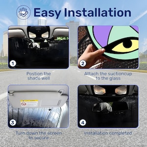 Maleficent Car Sunshade, Disney Villains Windshield Shade, Villain Inspired Auto Sun Shade, Disney Halloween Car Decor, Magic Kingdom