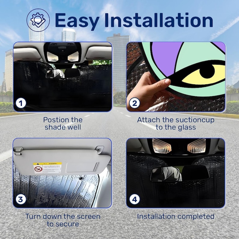 Maleficent Car Sunshade, Disney Villains Windshield Shade, Villain Inspired Auto Sun Shade, Disney Halloween Car Decor, Magic Kingdom