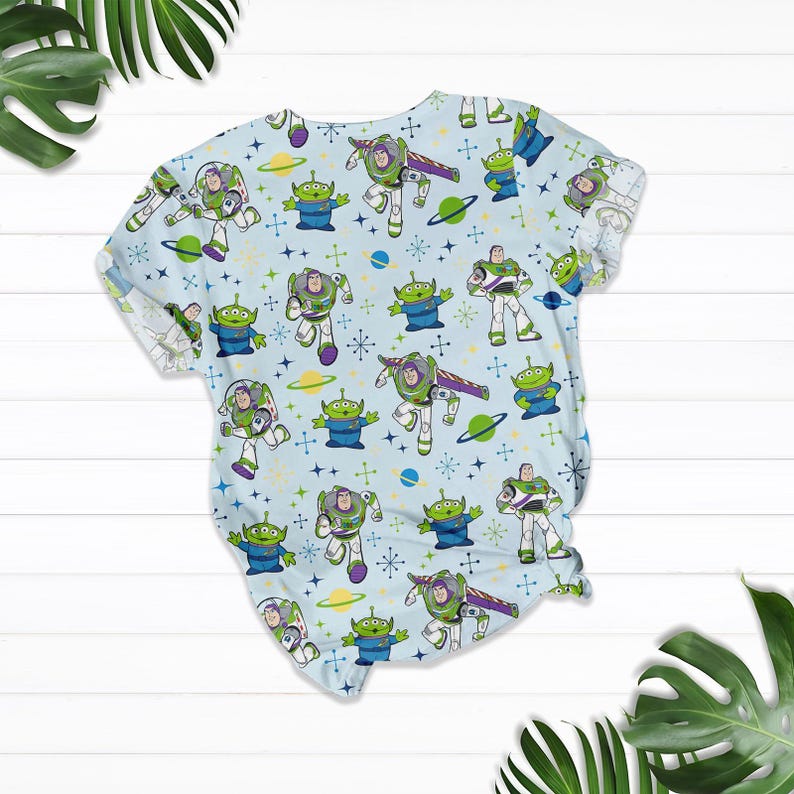 Buzz Lightyear And Little Green Men TShirt And Shorts, Toy Story Pajamas Set, Buzz Lightyear Fan Shirt, Disney Movie Pajamas For Fan