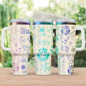Boys Of Tommen Engraved Tumbler, Tommen Collage Drinkware Tumbler, Kavanagh 13 Tumbler, Gift For Book Lover, Bookish Tumbler Cup