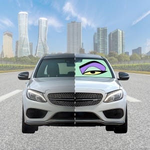 Maleficent Car Sunshade, Disney Villains Windshield Shade, Villain Inspired Auto Sun Shade, Disney Halloween Car Decor, Magic Kingdom