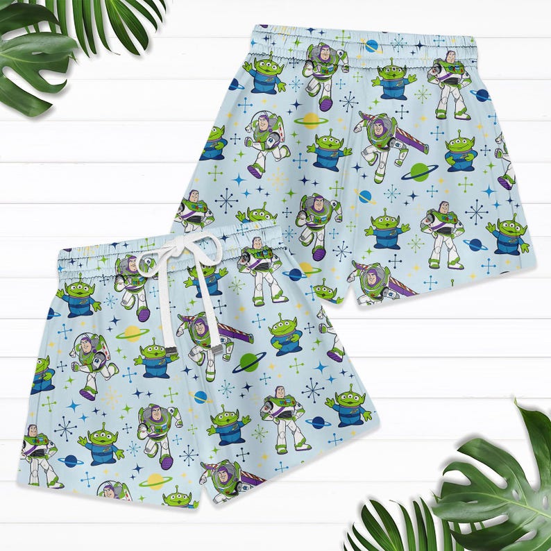 Buzz Lightyear And Little Green Men TShirt And Shorts, Toy Story Pajamas Set, Buzz Lightyear Fan Shirt, Disney Movie Pajamas For Fan