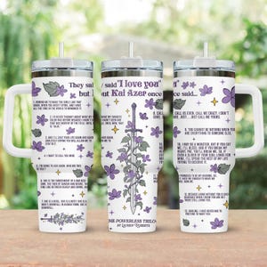 Kai Azer Kocham Cię w Powerless Tumbler, Kai Azer Powerless Tumbler, Kai And Paedyn Tumbler, Prezent na Dzień Matki Tumbler, Powerless Merch