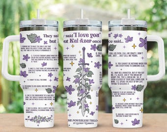 Kai Azer I Love You In Powerless Tumbler, Kai Azer Powerless Tumbler, Kai And Paedyn Tumbler, Mother Day Gift Tumbler, Powerless Merch