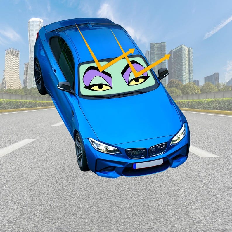 Maleficent Car Sunshade, Disney Villains Windshield Shade, Villain Inspired Auto Sun Shade, Disney Halloween Car Decor, Magic Kingdom