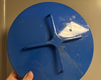 Dansk Kobenstyle Blue Enamel Lid ONLY Trivet MCM Replacement 10”