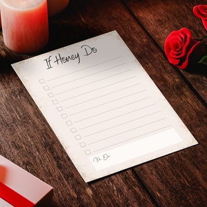 Printable Honey Do List To Get House Chores Done