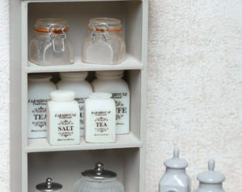 Dollhouse storage jars 1:12 miniature 3d printed