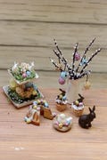 Dollhouse miniature 1/12 Easter decoration