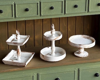 1:12 miniature dollhouse cake stand cake stand set