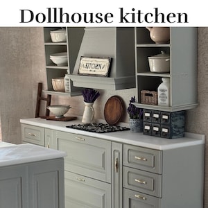 1:12 miniature dollhouse kitchen Sonia 3D printed