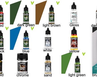 Vallejo color Giulia's favorites