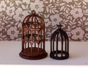 dollhouse miniature scale 1:12 bird cage set