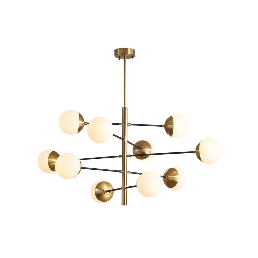 1950 Mid Century Compass Chandelier Ceiling Light Sputnik Pendant Light ...