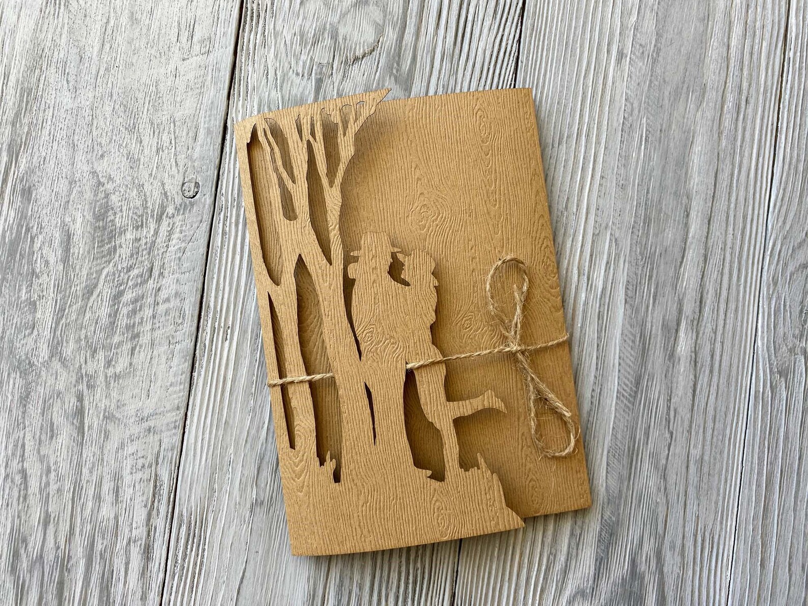 Cowboy Couple Western Party Svg Wedding Invitation Tri-fold Template ...