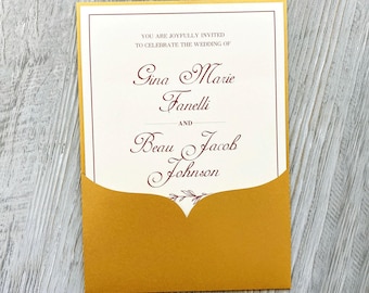 Single svg panel pocket wedding invitation template, 5x7 cricut simple pocket envelope for laser cut papercut, cameo files (cdr ai dxf pdf)