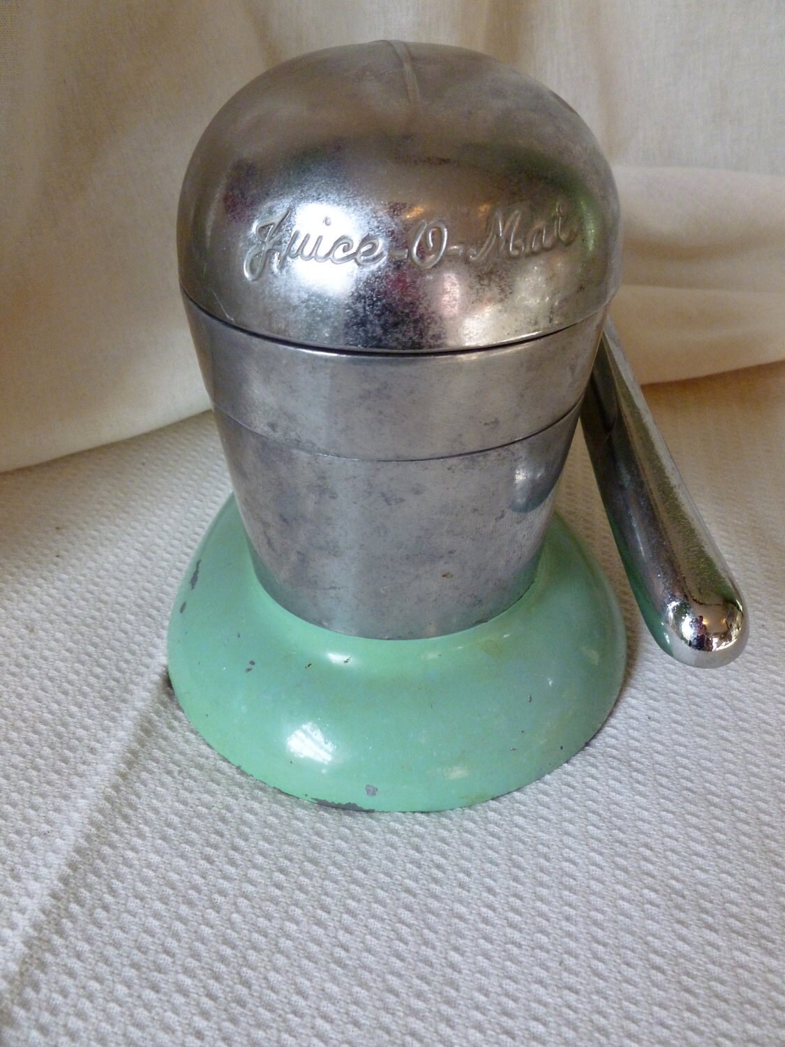 Vintage Juicer Juice O Matic Cottage Green Etsy