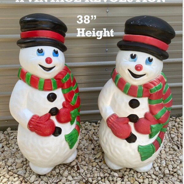 Christmas Blow Mold Yard Decorations Etsy