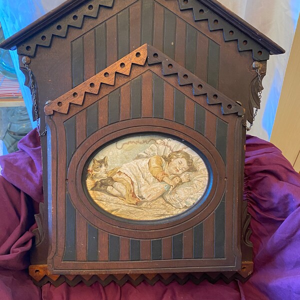 Vintage Magazine Rack Wall Mount Etsy