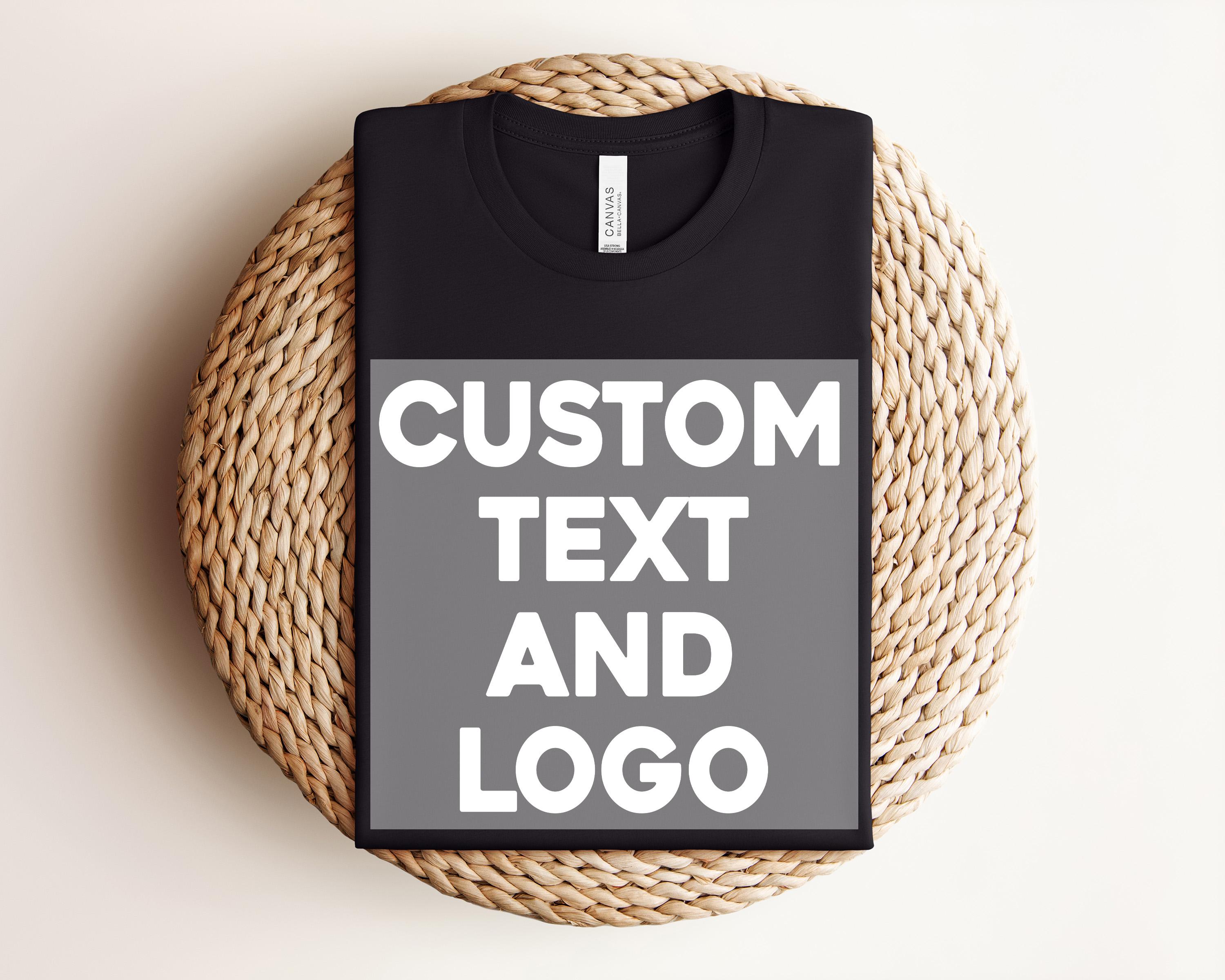 Custom Text & Logo DTF Transfer – Personalized Iron-on Heat Transfer ...