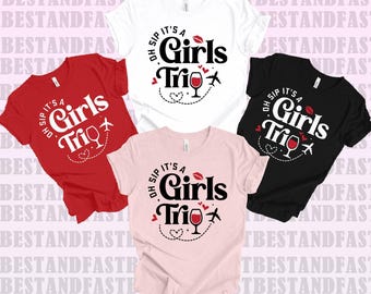 Girls Trip 2025 Comfort Colors T-Shirt: Summer Vacation Group Tee