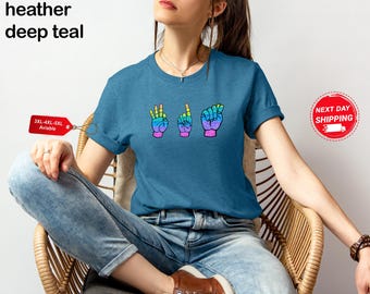 Subtle Anti-Trump Tshirt,FDT Sign Language Shirt,Funny FDT Shirt,Liberal Tee,Feminist Shirt,Political Shirt,Pro-Democracy Tee,Political Gift
